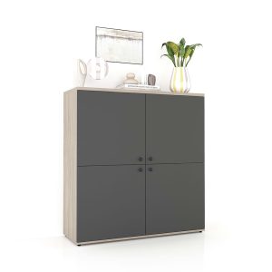 Comoda living Cubo 120 4u clasic oak antracit.jpg