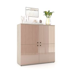 Comoda living Cubo 120 4u clasic oak cappuccino gloss fdh8 6x.jpg