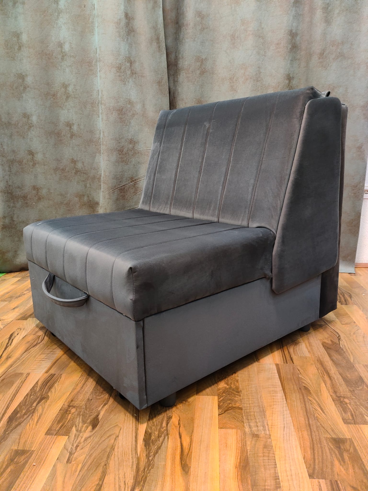 Fotoliu extensibil Naty 2, gri inchis 1 IMG 20230925 WA0056.jpg