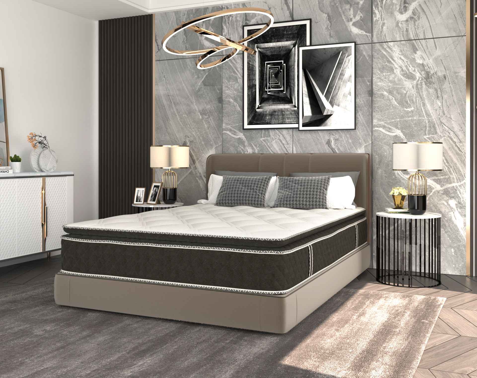 Saltea cu arcuri si memorie Somnexpert Top Confort 180x200x30, fermitate mediu-tare, cu topper integrat, cu manere 1 TopConfort4.jpg