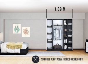 Dressing 1.89m / Dulap Dormitor Mario - imagine 2