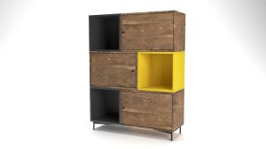 l biblioteca bengu kalune design 140x30x110 cm maroantracitgalben 1.jpg