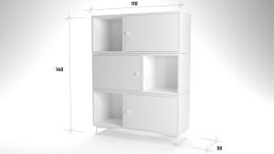 l biblioteca bengu kalune design 140x30x110 cm maroantracitgalben 3.jpg