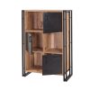 l biblioteca cosmo neva sapphire 89x35x127 cm naturalnegru 6.jpg