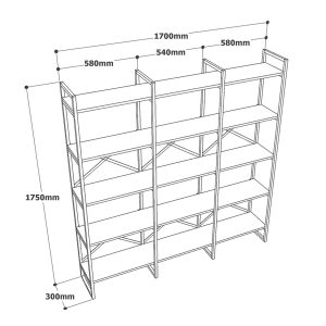 l biblioteca locelso vg6 ge 956lcs1424 170 x 175 x 30 cm pal melaminat ephesusauriu 4.jpg