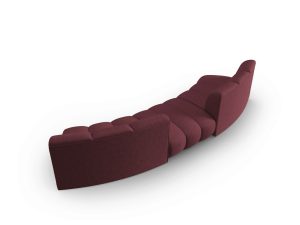 l canapea semirotunda 5 locuri lupine micadoni home bl 367x118x70 cm poliester chenille bordo 2.jpg