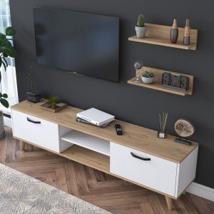 l comoda tv cu 2 rafturi wren m48 1043 pal melaminat albnuc 3.jpg