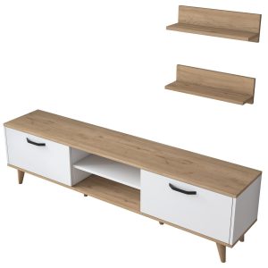 l comoda tv cu 2 rafturi wren m48 1043 pal melaminat albnuc 6.jpg