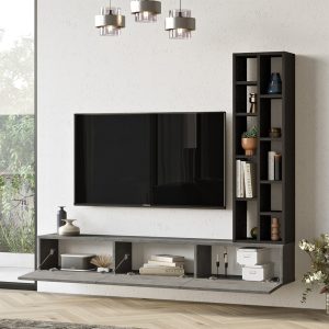 l comoda tv cu raft yardley lv9 rl pal melaminat argintiunegru 3.jpg