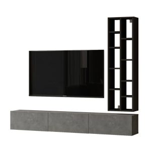 l comoda tv cu raft yardley lv9 rl pal melaminat argintiunegru 4.jpg