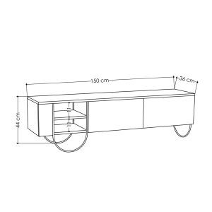 l comoda tv homitis norfolk 150 x 44 x 36 cm pal melaminatmetal alb 3.jpg
