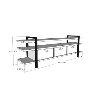 l comoda tv woodface lucca 148 x 47 x 295 cm lemn solid de pin maro 5.jpg