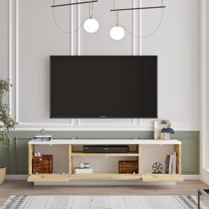 l comoda tv yardley lv4 wk 140 x 395 x 355 cm pal melaminat stejaralb 3.jpg