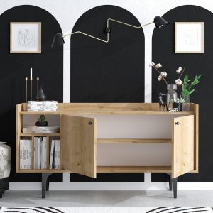 l consola emerald canopus 150 x 80 x 40 cm pal melaminat stejar 1.jpg