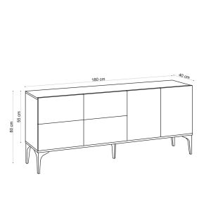 l consola emerald laika 180 x 80 x 40 cm pal melaminat stejar 4.jpg