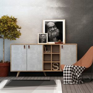 l consola mod design prilika 140x89x40cm stejar alb.jpg