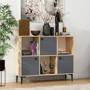 l consola olivia parion 120x96x35cm pal melaminat stejar safir antracit 1.jpg