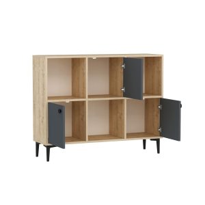 l consola olivia parion 120x96x35cm pal melaminat stejar safir antracit 6.jpg