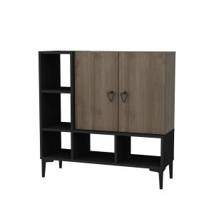 l consola retricy platin 100x35x100cm pal melaminat negru nuc 4.jpg
