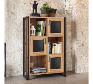 l consola sapphire arcas erna 89 x 127 x 35 cm pal melaminatmetal maronegru 1.jpg