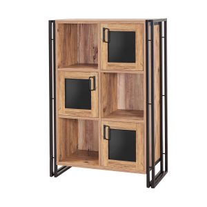 l consola sapphire arcas erna 89 x 127 x 35 cm pal melaminatmetal maronegru 2.jpg
