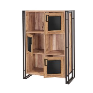 l consola sapphire arcas erna 89 x 127 x 35 cm pal melaminatmetal maronegru 3.jpg