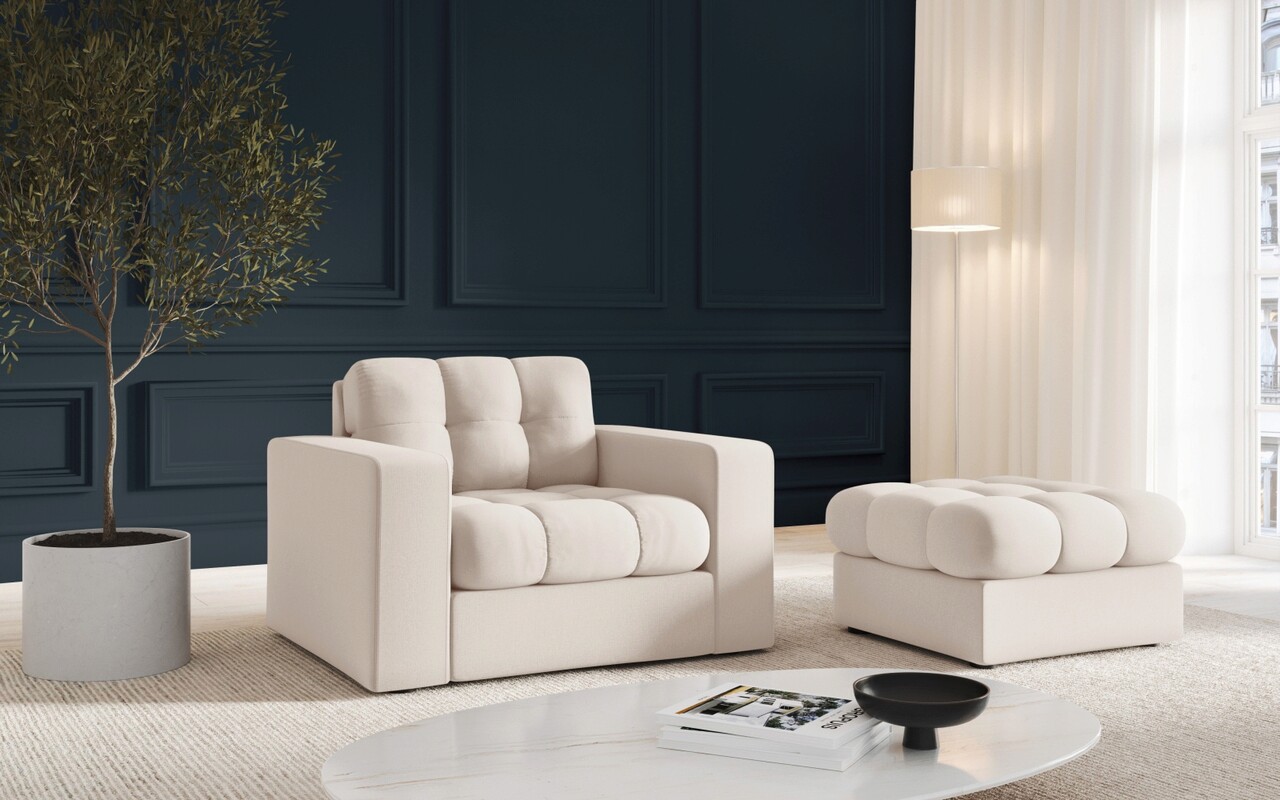 Fotoliu, Justin, Micadoni Home, BL, 97x90x72 cm, poliester, bej deschis 6 l fotoliu justin micadoni home bl 97x90x72 cm poliester bej deschis 5.jpg