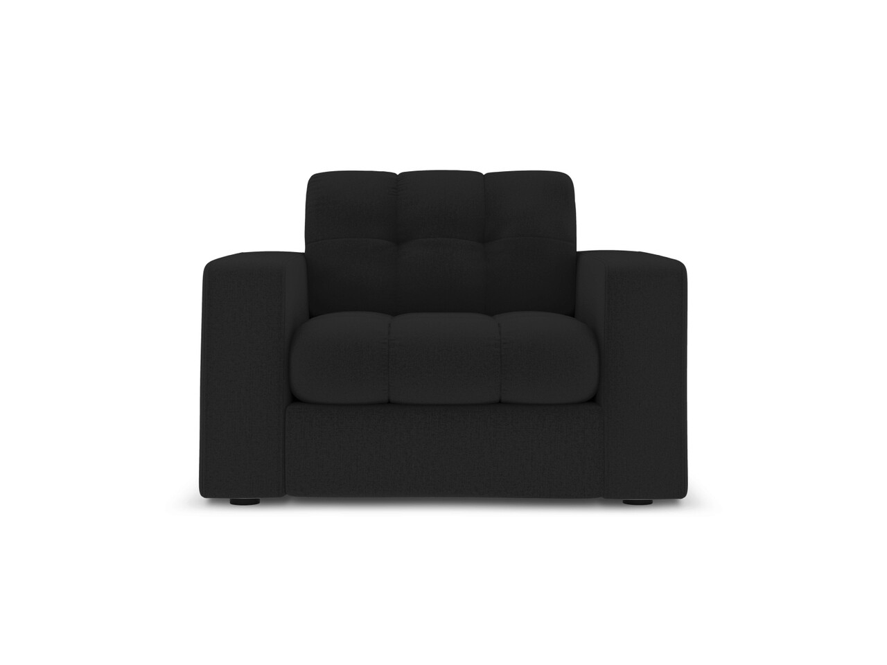 Fotoliu, Justin, Micadoni Home, BL, 97x90x72 cm, poliester, negru 1 l fotoliu justin micadoni home bl 97x90x72 cm poliester negru.jpg