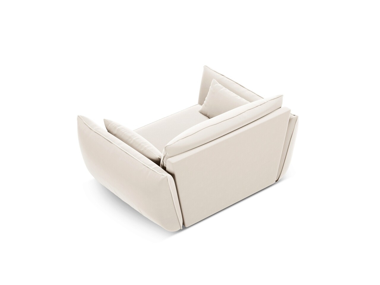 Fotoliu, Kaelle, Micadoni Home, BL, 128x100x85 cm, catifea, bej deschis 3 l fotoliu kaelle micadoni home bl 128x100x85 cm catifea bej deschis 2.jpg