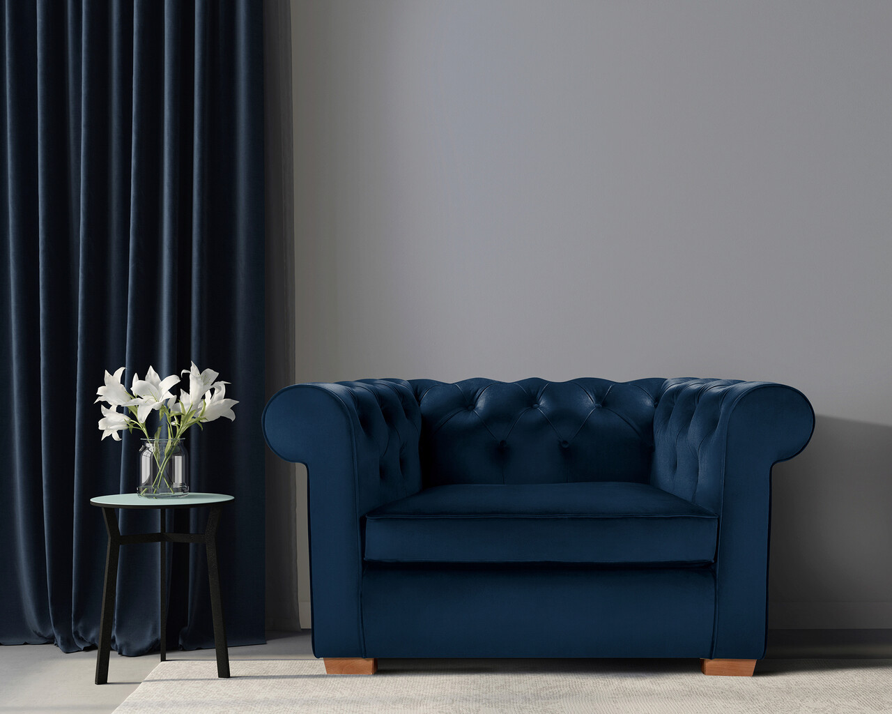 Fotoliu Oxford Chesterfield, 93x116x75 cm, Albastru 1 l fotoliu oxford chesterfield 93x116x75 cm albastru.jpg