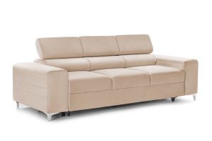Canapea Extensibilă 3 locuri TIME NEW, cu tetiere reglabile, cu suport lombar, 255x97x94 cm - imagine 2