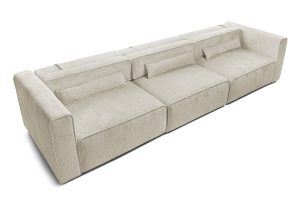 Canapea Extensibilă 5 locuri ZANETTO, cu 3 lăzi depozitare, 340x100x70 cm - imagine 3