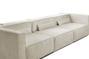 Canapea Extensibilă 5 locuri ZANETTO, cu 3 lăzi depozitare, 340x100x70 cm - imagine 4