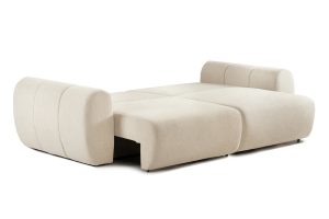 Canapea Extensibilă 3 locuri VERSA, cu 2 lăzi depozitare, 260x110x85 cm - imagine 2