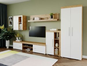 Mobila sufragerie - Living Milan C2 UNO Stejar - imagine 3