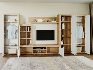 Mobila sufragerie - Living Milan C4 DUO Stejar - imagine 2