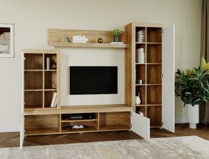 Mobila sufragerie - Living Milan C4 Stejar - imagine 2