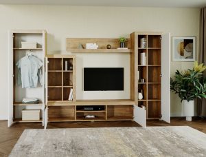 Mobila sufragerie - Living Milan C4 UNO Stejar - imagine 2