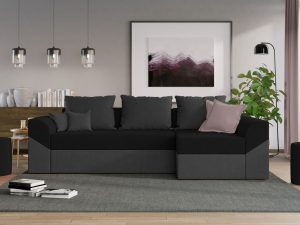 Coltar Extensibil Cali gri antracit / negru - imagine 2