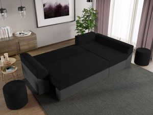 Coltar Extensibil Cali gri antracit / negru - imagine 5