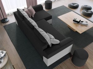 Coltar Extensibil Cali gri / negru - imagine 3
