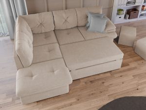 Coltar Extensibil Roma Crem - imagine 3
