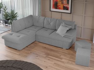 Coltar Extensibil Roma Gri Deschis - imagine 2