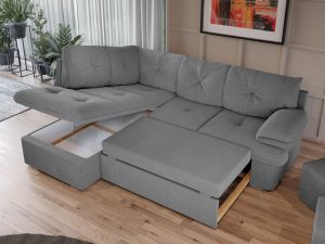 Coltar Extensibil Roma Gri Deschis - imagine 4