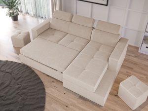 Coltar Extensibil Paloma Crem - imagine 3
