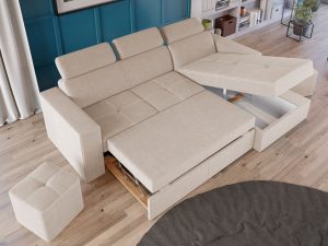 Coltar Extensibil Paloma Crem - imagine 4