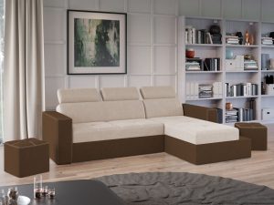 Coltar Extensibil Paloma Crem / Maro - imagine 2