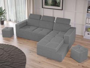 Coltar Extensibil Paloma Gri Deschis - imagine 2