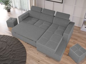 Coltar Extensibil Paloma Gri Deschis - imagine 3