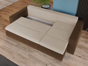 Coltar Extensibil Rita Crem / Maro - imagine 3